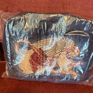 Angel Embroidered Carrying Case Navy